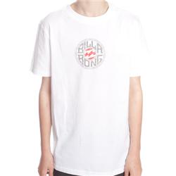 Boys Button Up T-Shirt - White