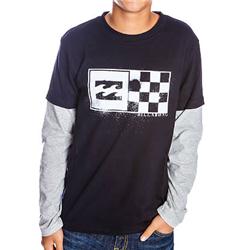 Boys Checka T-Shirt - Black