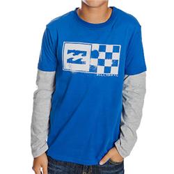 Boys Checka T-Shirt - Royal Blue