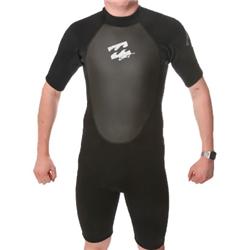 billabong Intruder 2mm Shorty Wetsuit - Black/Blue