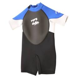 billabong Kids Intruder Shorty Wetsuit -Black/Blue