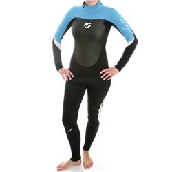 Ladies 5/4/3 Synergy Wetsuit - Blk/Blu/W