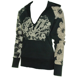 Ladies Billabong Amelia Hoody. Black