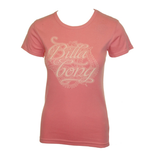 Ladies Billabong Pacif Way Tee Shirt. Marshmello