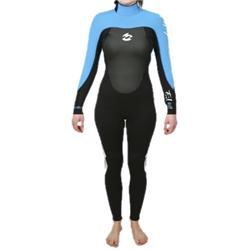 Ladies Foil 3/2mm Wetsuit - Blk/Blu