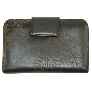 Ladies Billabong Laurens PU Purse. Turkish Coffee