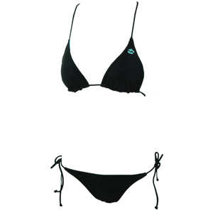 Ladies Billabong Leia Tie Side Bikini. Black