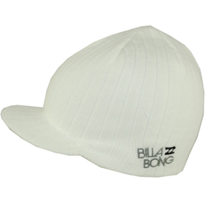 Mens Billabong Echopeak Beanie. White