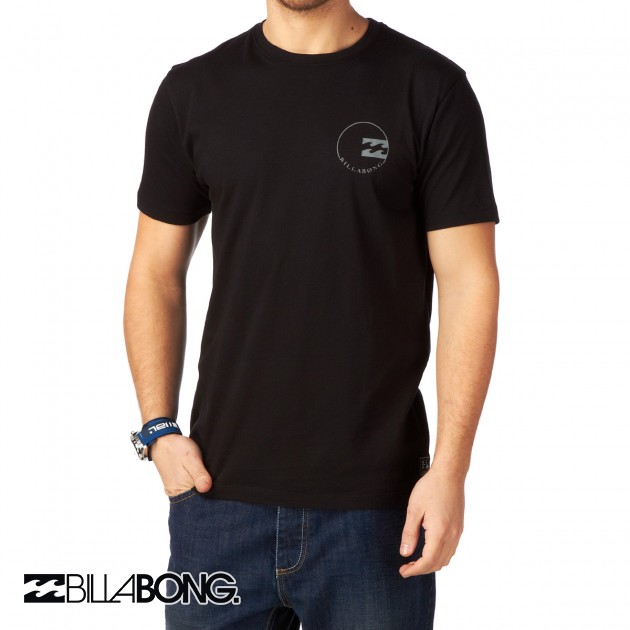 Mens Billabong Staff Jersey T-Shirt - Black