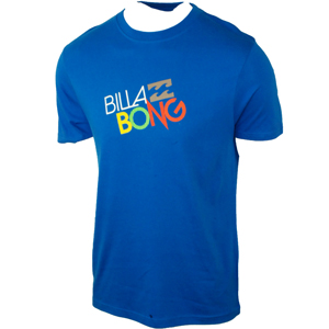 Mens Billabong Underground T-Shirt. Electric Blue