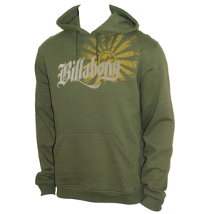 Mens Billabong Zuzneko Hoody. Military