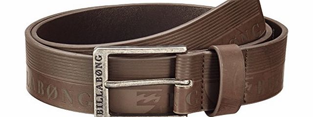 Billabong Mens Junction Belt, Brown (Chocolate), 36cm (Manufacturer Size:Small/Medium)