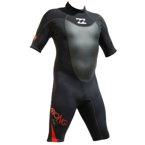 Billabong Mens Mens Billabong Foil 202 Shorty Wetsuit. Black