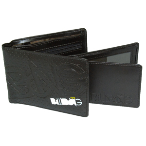 Mens Billabong Omitted PU Wallet. Chocolate