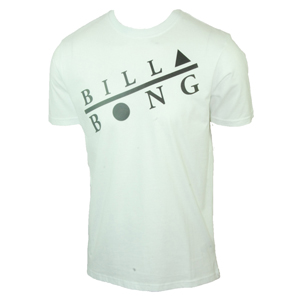 Mens Billabong Slant T-Shirt. White