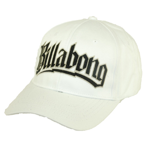 Mens Billabong Supporter Cap. White