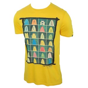 Mens Billabong Surftails T-Shirt. Butter