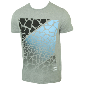 Mens Billabong Taj Underground T-Shirt. Grey