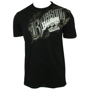 Mens Billabong Watego T-Shirt. Black