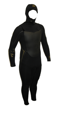 Billabong Solution Gold 5/4/3mm Wetsuit, Built