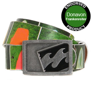 Billabong Surf Tail (boards) Leather belt - Black