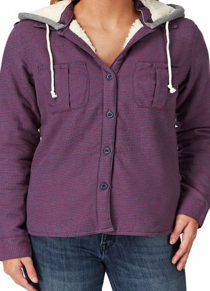 Billabong Womens Billabong Milla Hooded Shirt - Bikini Red