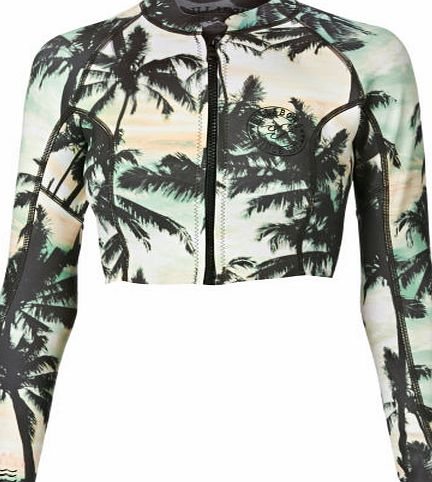 Billabong Womens Billabong Peeky Long Sleeve Cropped