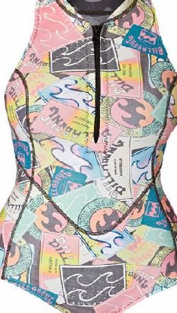 Billabong Womens Billabong Sleeveless 1mm Shorty Wetsuit