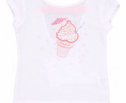 Ice Cream Cone T-shirt White `2 years