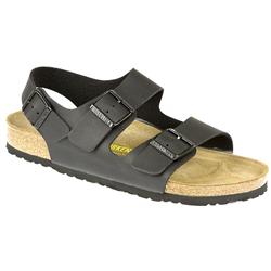 Birkenstock Male Milano Leather Lining in Black
