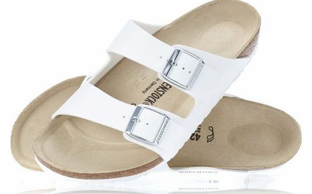 Mens Birkenstock Arizona Sandals - White