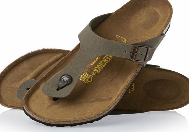 Birkenstock Mens Birkenstock Gizeh Sandals - Stone