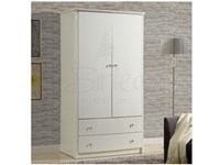 Birlea Aztec 2 Door 2 Drawer Robe White Wardrobe