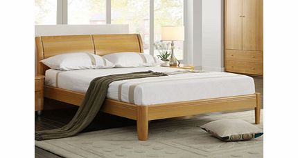 Birlea Aztec 4FT 6 Double Wooden Bedstead - Beech