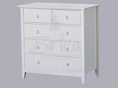 Birlea Cotswold 3 2 Drawer Chest White Small Single