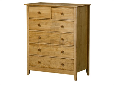 Birlea Cotswold 4 2 Drawer Chest Pine Small Single