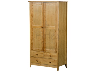 Birlea Cotswold Combi Wardrobe Pine Small Single