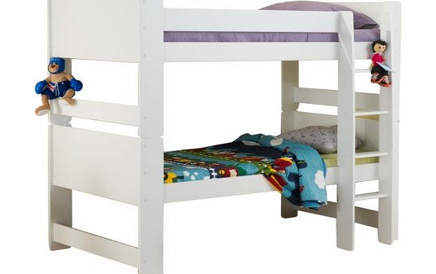 Birlea Cube Bunk Bed, White