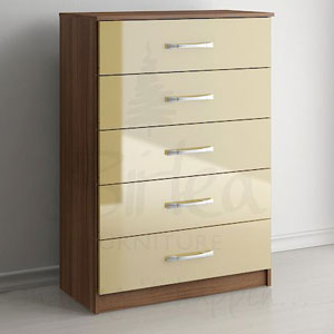 Lynx Cream 4 Drawer Chest