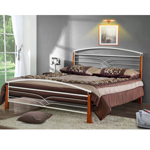 Birlea Meteor 4FT 6 Double Metal Bedstead