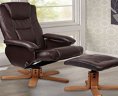 Birlea Nevada Swivel Chair Brown