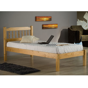 Santos 3FT Single Wooden Bedstead