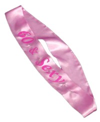 birthday : Flashing Sash 60 and Sexy Pink