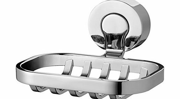 Bisk 11.5 x 7.2 x 10.4 cm Ventura Shower Soap Dish, Chrome on Zinc