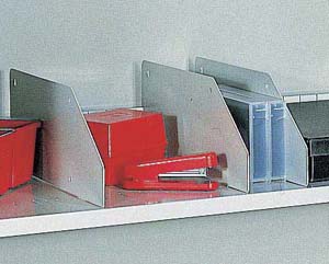 Bisley slotted shelf dividers