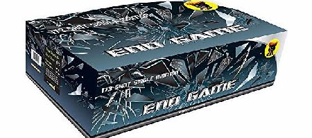 Black Cat End Game Single Ignition Firework, 173 Shots