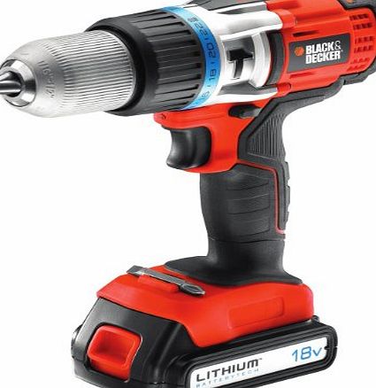 BLACK DECKER Black amp; Decker EGBHP1881K-GB 18V High Performance Li-Ion Hammer Drill