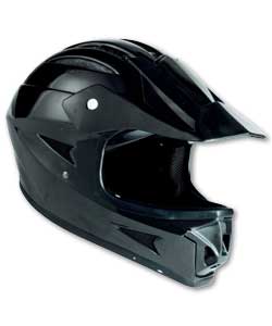 Black Full Face Helmet