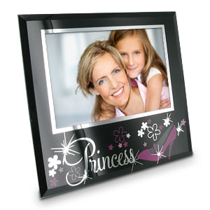 Glass Princess Photo Frame