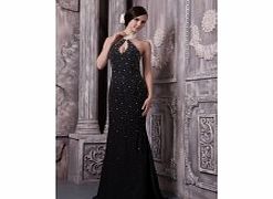 Black Halter Noble Sexy Evening Dresses